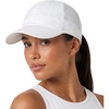 image:imageTOPEX ChicPony Cooling UV 50 High Ponytail Baseball Cap for Women  Breathable for Running Golf Sports29white