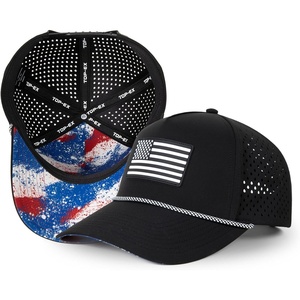 image:imageTOPEX Mens Cooling Golf Rope Hat  Water Resistant Tactical USA Flag Snapback with Printed UnderVisor Big Heads FriendlyBlack Galaxy