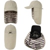 image:imageTOPEX LXLXXL UV50 Waterproof Neck Flap Baseball Sun CapBeige Flag