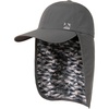 image:imageTOPEX LXLXXL UV50 Waterproof Neck Flap Baseball Sun CapDark Grey Camo Fish