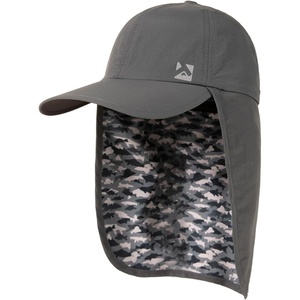 image:imageTOPEX LXLXXL UV50 Waterproof Neck Flap Baseball Sun CapDark Grey Camo Fish